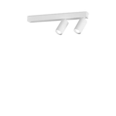 Image of Profilo 2 Light Twin Ceiling Spotlight White