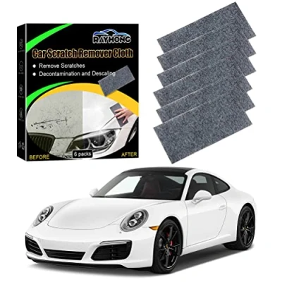 Image of Fencelly 6 Pack Nano Sparkle Cloth for Car Scratches,Multipurpose Scratches Remove Repair Paint Water Spots and Surface Polishing