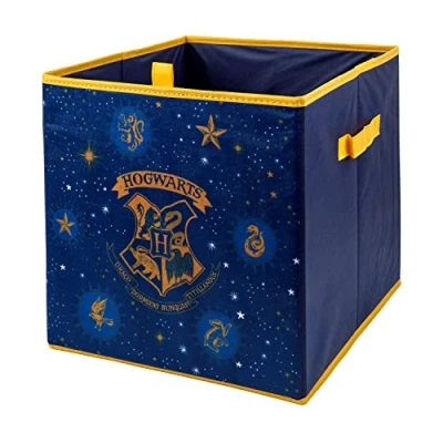 Image of HOX Harry Potter Foldable Storage Boxes with Handles Durability Fabric Collapsible Chest/Cubes Compatible Ikea Kallax Furniture Perfect For Organizer Kids Room &amp; Playroom
