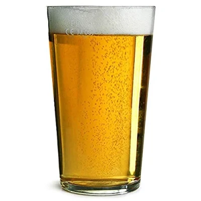 Image of Arcoroc 07480 Conique Pint Beer Glass, 568mL Capacity, Pack of 4