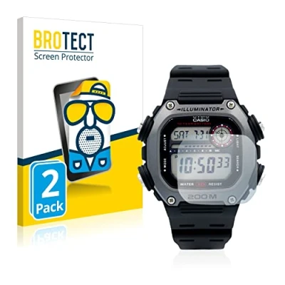 Image of brotect Screen Protector Anti Glare compatible with Casio DW 291H (2 Pack) Matte, Fingerprint Protection Film
