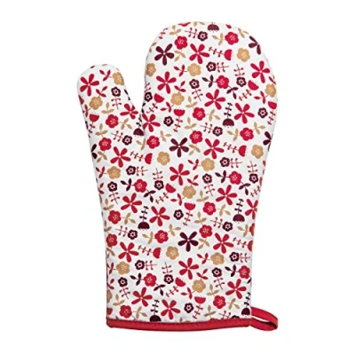 Image of Premier Housewares Daisy Single Oven Glove Red