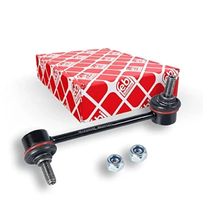 Image of febi bilstein 41648 Stabiliser Link with lock nuts, pack of one