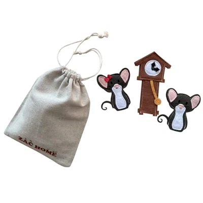 Image of Hickory Dickory Dock Nursery Rhyme Finger Puppet