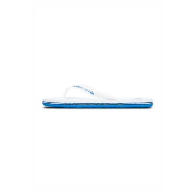 Image of Quiksilver Molokai Tbar sandals, Men&#039;s, Size: 11, White blue Synthetics