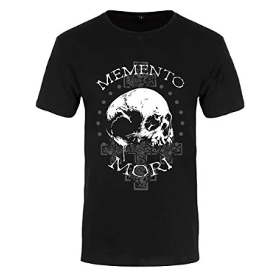 Image of Grindstore Men&#039;s Memento Mori Premium Black T Shirt