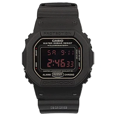 Image of G Shock Casio Men&#039;s Classic Collection Watch #DW 5600MS 1, White, Sport