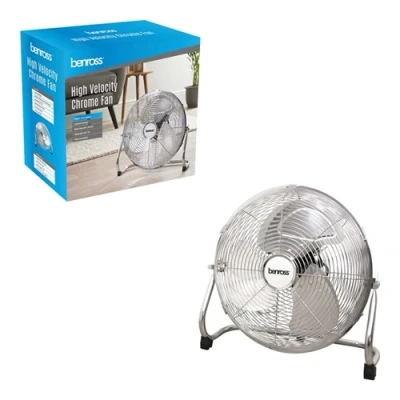 Image of Benross 14&quot; High Velocity Chrome Fan