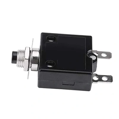Image of Circuit Breaker, Akozon Manual Reset Thermal Breakers Push Button Over Current Overload Protector (20A)