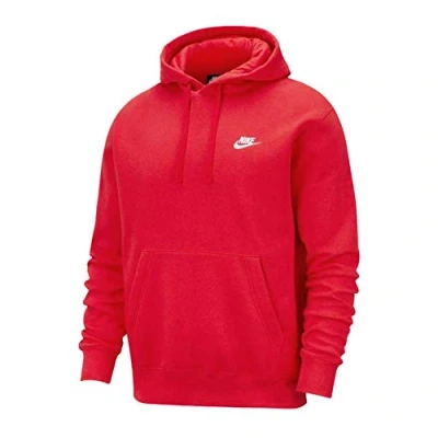 Image of Nike Sportswear CLUB Hoodie Hoodie, Men&#039;s, Size: 3XL T, University red/white