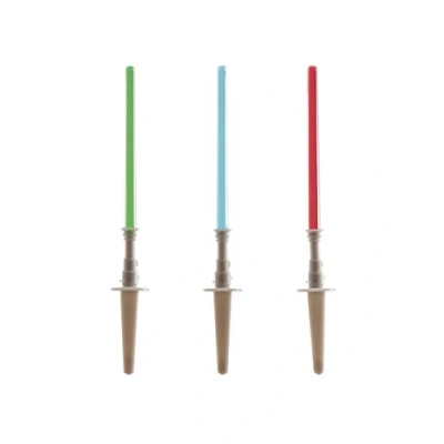 Image of Dekora 301029 Laser Saber Dessert Decorations, Blue, 12 Pack, One Size