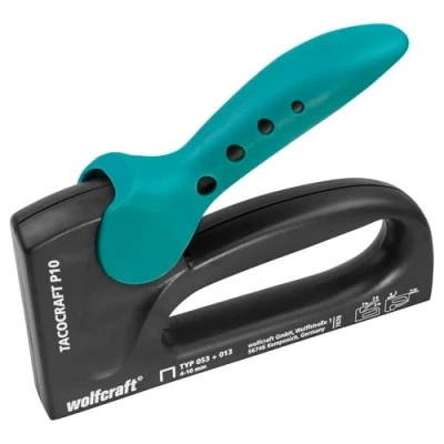 Image of wolfcraft tacocraft P 10 Hand Stapler, with Plastic Body I 7078000 0