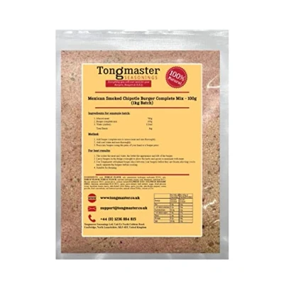 Image of Mexican Smoked Chipotle Burger Complete Mix 100g (1kg Batch)