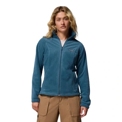 Image of Columbia Women&#039;s Benton Springs Full Zip, Zip Fleece Jacket, Everblue, XXL