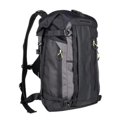 Image of Oxford Unisex&#039;s Atlas B 30 Advanced Backpack Motorcycle Luggage, Charcoal/Black, 30L