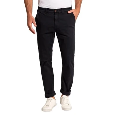 Image of JP 1880 Men&#039;s Chino Hose, Bauch, FLEXNAMIC, 4 Pocket, Regular Fit Pants, Black Slate, 70