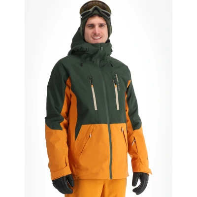 Image of Protest PRTZoot Men Ski Jacket (Size: XL/54, Green,orange)