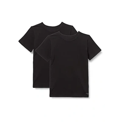 Image of sloggi for men GO ABC H O Neck 2P Underwear, Black, 000S