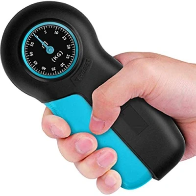 Image of Cavestoff Portable Hand Grip Dynamometer, Digital Strength Meter Strengthener Measurement Wrist Home exercise equipment 55kg