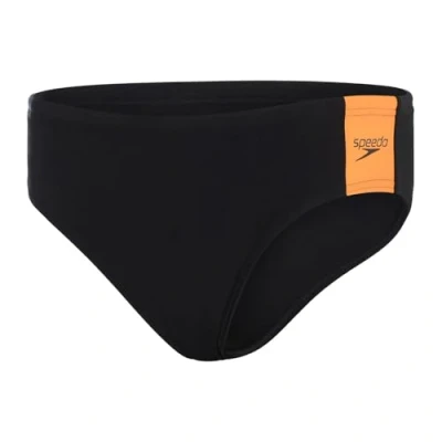 Image of Speedo Kids Bm Lg S 5C Brief Black/Orange 11 12 Years