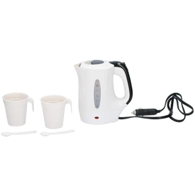 Image of Motorola Nursery Ride 8711252177052 Kettle for Trucks 24 Volt 0.5 Litre Boil Stop Includes 2 Cups and Spoons Plastic, White