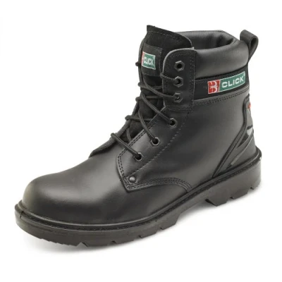 Image of CLICK SMOOTH LEATHER 6 INCH BOOT BLACK 06