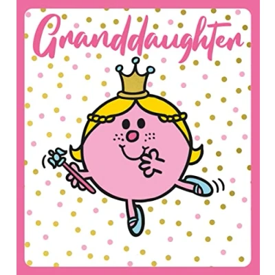 Image of Granddaughter Birthday Card, Card for Granddaughter, Little Miss Her