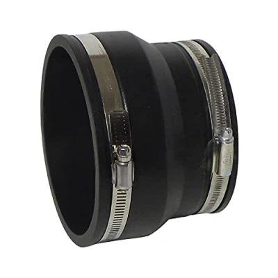 Image of Plastic to Clay Adaptor 110mm Underground Drainage Pipe Fittings Bend Trap Gulley Socket Grid Coupler