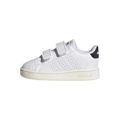 Image of adidas Unisex Kids Advantage Trainers, Ftwr White/Legend Ink/Cloud White, 4 UK