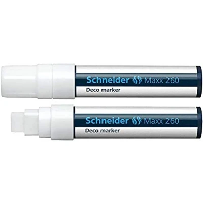 Image of Schneider Novus 126049 Deco Marker 260, 4+7+15 mm, White