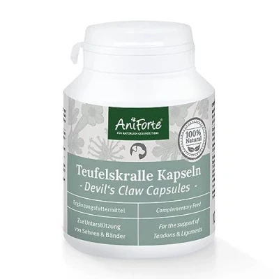 Image of AniForte Devil’s Claw Root 100 Tablets for Dogs, Joint Supplement Stiff Joints, Ligaments &amp; Tendons, Maintains Mobility