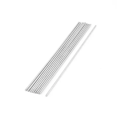 Image of Sourcingmap 10 Pcs 2mm x 150mm DIY RC Car Model Straight Metal Round Shaft Rod Bars