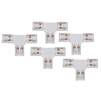 Image of Lyyt Solderless Single Colour COB LED Strip 10mm Connectors 5 Pack T