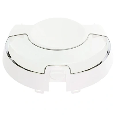 Image of SPARES2GO Removable Transparent Lid Compatible with Tefal Fits Actifry AL8000 Fryer (White)