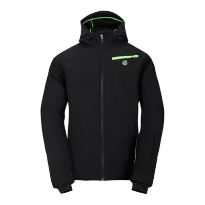 Image of Dare 2b Men&#039;s Water repellent Eagle II Ski Jacket Black Green