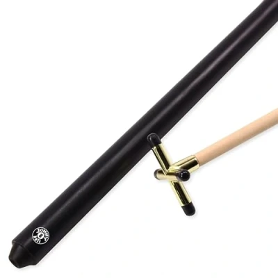 Image of Jonny 8 Ball 57 Inch Transportable Hardwood 2 Piece Snooker Pool CUE REST &amp; BRIDGE HEAD (Rest with Cross Head)
