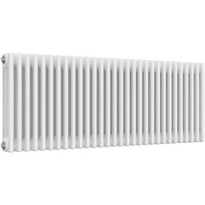 Image of Colona 3 Column Horizontal Radiator 500mm h x 1370mm w White Reina
