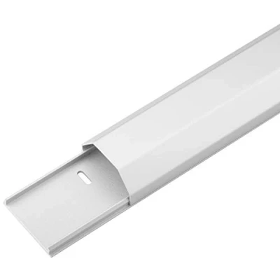 Image of Goobay 90728 Wire Duct Aluminium 50 mm, Length 1.1 m, White