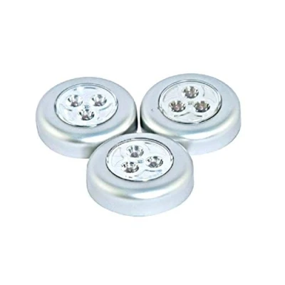 Image of DEKTON PRO Battery Operated Wireless Push LED Light 3/PK