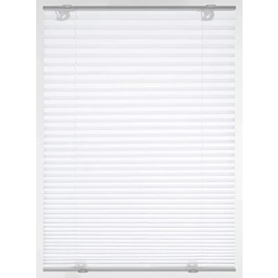 Image of GARDINIA Solo Roof Window Pleated Blind, No Drilling, With Suction Cups, Opaque Folding Roller Includes All Mounting Parts, 50.3 x 122 cm, Grey