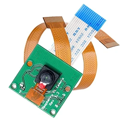Image of AZDelivery Raspberry Pi Zero Mini Camera Module 5MP 1080p Webcam Support OV5647 Sensor, with FFC Flex Ribbon Cable Replacement 30cm Including E Book!