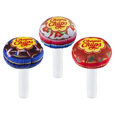 Image of Giant Chupa Chups Lollipop Plush Toy (30 cm) Assorted Colors, 1 Pc Perfect Novelty Gift, Party Surprise &amp; Sweet Treat for Kids