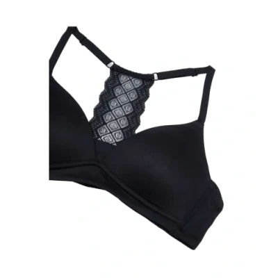 Image of Maidenform Girls&#039; Soft Comfort Lace Back Pullover Bra, Black, 36A
