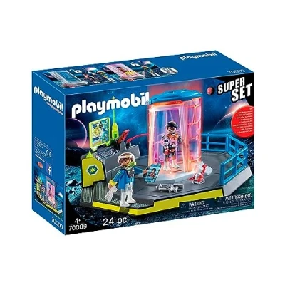 Image of Playmobil 70009 Super Set Galaxy Police Rangers, Fun Imaginative Role Play, PlaySets Suitable for Children Ages 4+