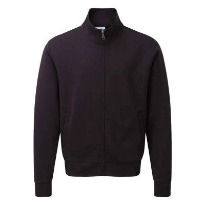 Image of Russell Athletic Mens Authentic Sweat Jacket (Black) Size 3XL