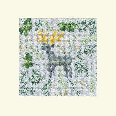 Image of Bothy Threads Cross Stitch Kit Scandi Deer