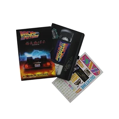 Image of Back to The Future Premium A5 Notebook (Great Scott) VHS