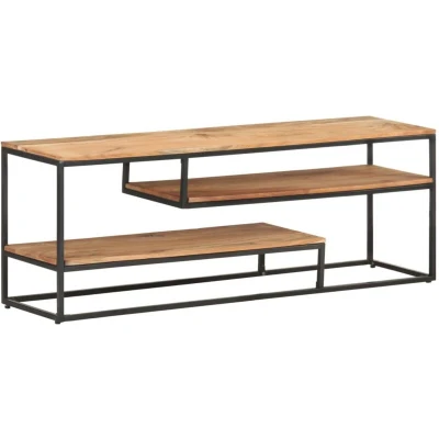 Image of vidaXL TV Cabinet 130x30x45 cm Solid Acacia Wood