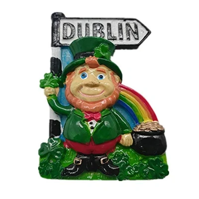 Image of 3D Dublin Ireland Fridge Magnet, Home &amp; Kitchen Decoration magnetic sticker refrigerator magnet travel souvenir gift