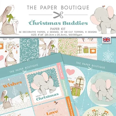 Image of Paper BOUTIQUE Christmas Buddies, Kit, 8&quot; x